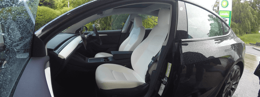 clean car seats in tesla